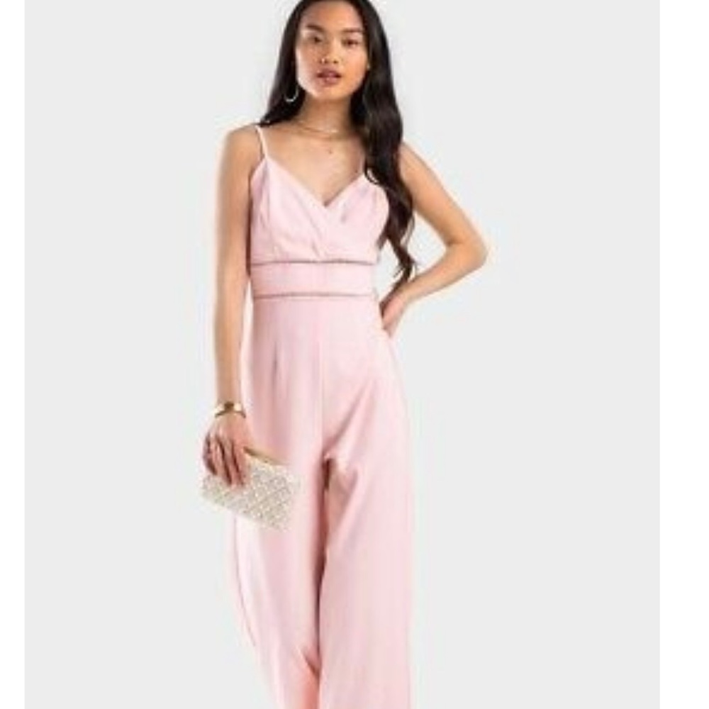 Francesca’s blush jumpsuit, XXS